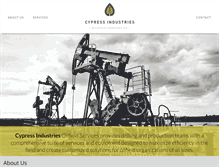 Tablet Screenshot of cypressoilfield.com